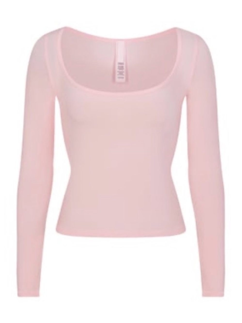 * NWT SKIMS Cotton Jersey Scoop Neck Tee